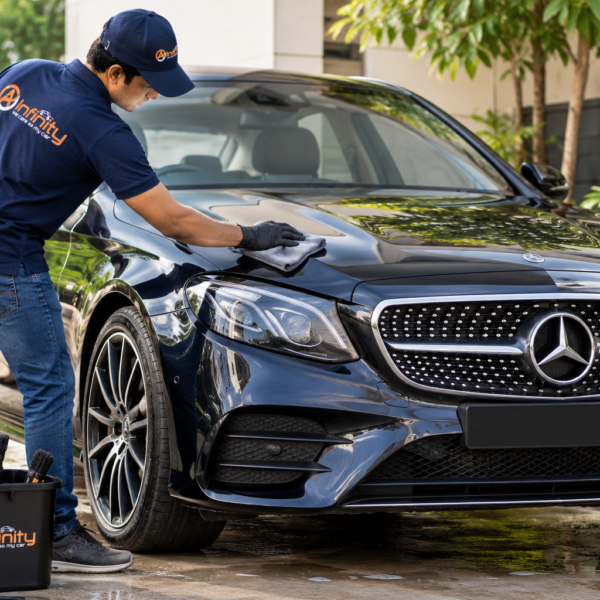 Luxury Mercedes Detailing in Daylight